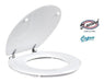 Toilet Seat Capea Laquered Wood with Metal Hardware 3