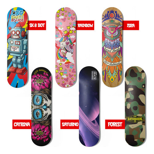 Professional CDP Skateboard Deck + Premium Guatambu Grip Tape 23