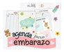 Kit Imprimible / Agenda De Embarazo Diario Embarazada 0