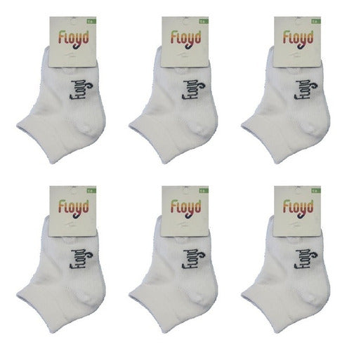 Pack of 6 Floyd Baby Plain Socks for Girl or Boy 2