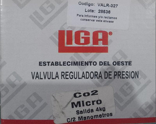 Liga CO2 Pressure Regulator Valve 0