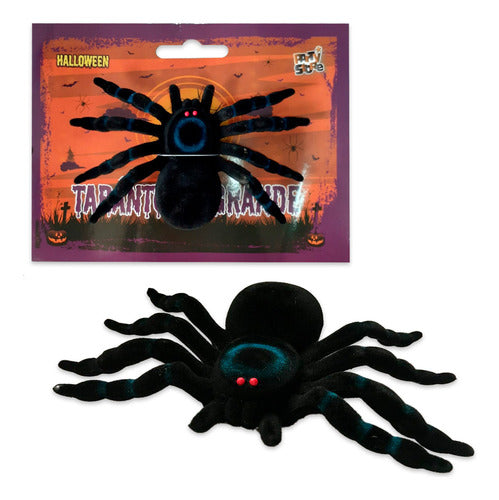 ENFISTADOS Araña Halloween Decoracion Cotillon Tarantula Negra Grande 0