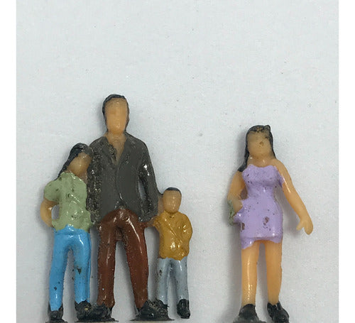 Nico 8 Personajes Plasticos Varios Pintados 1/87 (pvh 24) 2