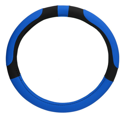 Vexo Luxury Steering Wheel Cover (38 cm) Black/Blue 3