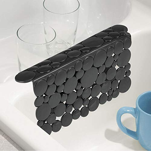 MDesign Decorative Plastic Kitchen Sink Mat 1