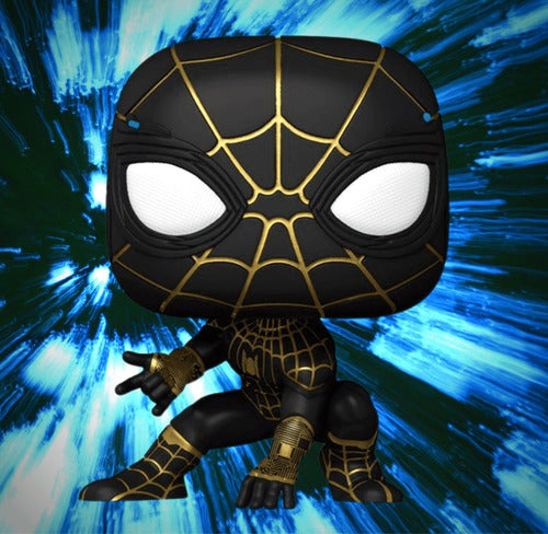 Funko Pop Marvel Spider-man Black & Gold Suit #911 Original 2