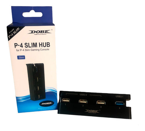 Multiplicador Hub Usb Para Ps4 Slim Dobe 4 Puertos Tp4-821 0