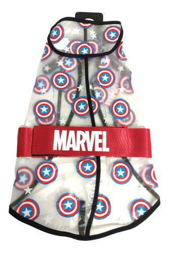 Impermeable Para Perro Ajustable- Avengers - Marvel- Talle S 0