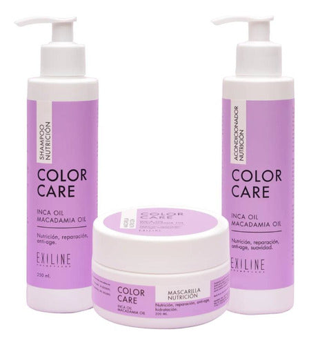 Exiline | Color Care | Shampoo Y Acond 500ml + Mascara 200ml 0