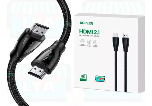 Cable Hdmi 2.1 Un140 Malla Algodón 1.5 Metro Garantia X Vida 0