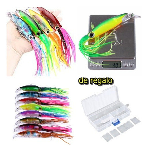 Cimarron Fishing Lure Set, 2 Dorado Surubi Lures + Gift Frog Hook 0