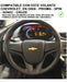 Chevrolet Sonic Spin Cruze Convertilo Lt Ltz Steering Wheel Cover 4