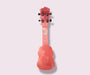 Santa Cruz Ukulele Soprano Transparent Pink 2