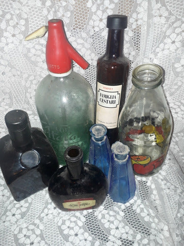 Lote De Antiguas  Botellas 0