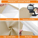 Cahomo Beige Self-Adhesive Patches for Furniture and Accessories 20x28 2