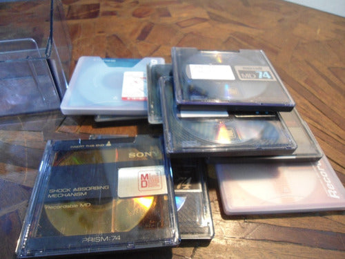 Lote Com 9 Mini Disc Md74 - Usados 4