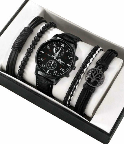 X Set Analogue Watch + Bracelets 0