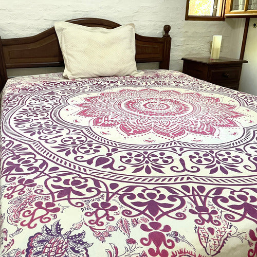 Indian Cotton 2.5-Plaza Bedspread Mandala Sofa Cover 1