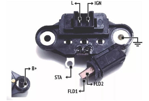 Regulador De Voltaje Alternador T.valeo Rnv 592802 0