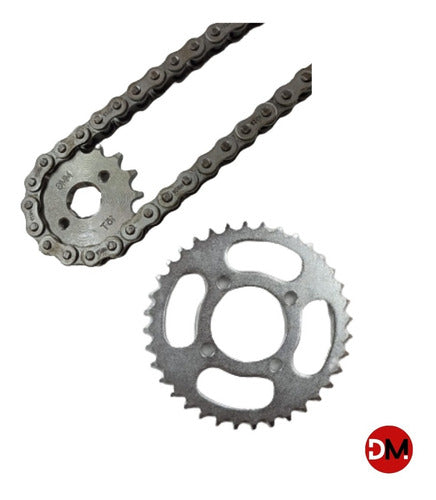 MMG Complete Transmission Kit Baccio Px - Plate + Sprocket + Chain 0