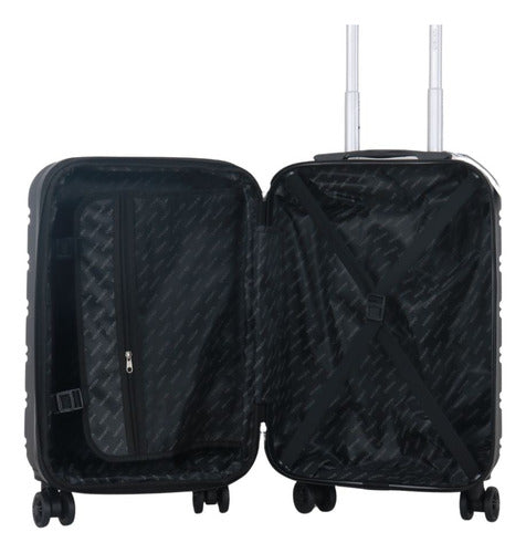 Small Carry On Rigid ABS 20 Inch Gray by Check In 10