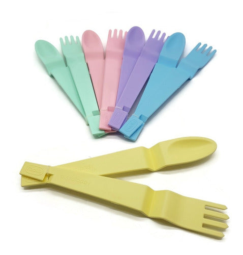 Aloha Pinza Para Ensalada Pinzalada 2 En 1 Tenedor Cuchara Deco 1