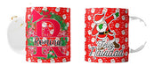 Plantillas Tazas Navidad Iniciales Diseño Sublimar Navideñas 0