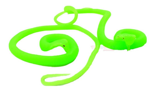 Ternuritas Fluorescent Rubber Snake Toy 0