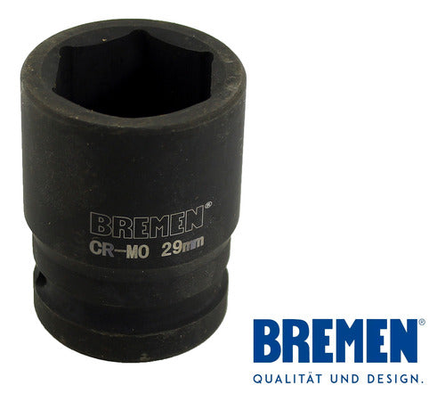 Tubo Bocallave Impacto Hexagonal 29mm Encastre 3/4  Bremen 1