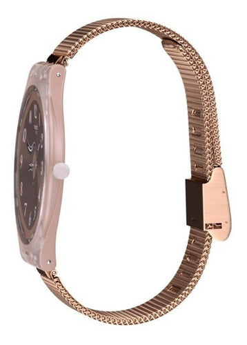 Swatch ASVUP100M Rose Gold Stainless Steel Strap - New 2