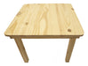 Puntitos Carpintería Square Pine Table for Kids 0