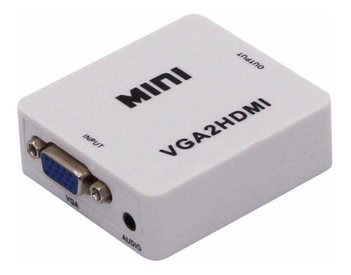 Elect+ VGA to HDMI Converter with Audio Supports High Definition 2