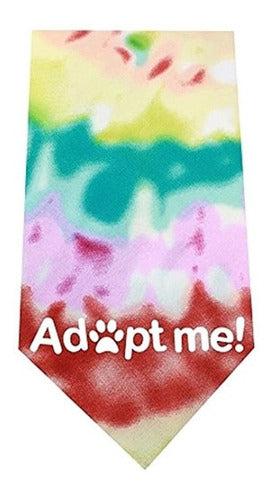 Mirage Pet Products Adopt Me Screen Print Bandana Tie Dye On 0