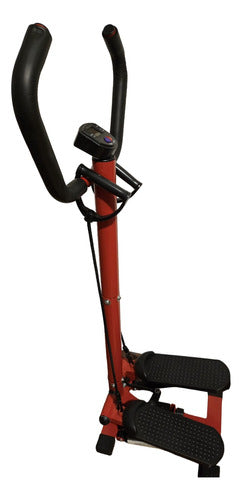 Hydraulic Vertical Climber with Grips + 2 Resistance Bands 2