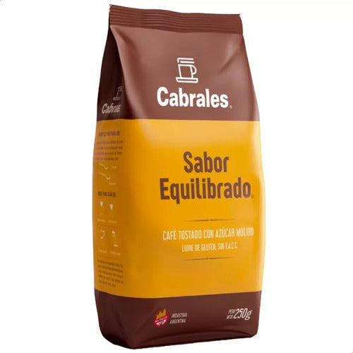 Cabrales Cafe Tostado Sabor Equilibrado Con Azucar - Pack X6 1