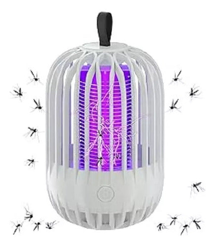 Flash Anti Mosquito Lamp LED UV Bug Zapper USB 1