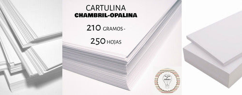 Chambril Opalina Chambril Blanco Cartulina A4 125 Hojas 210 Grs 2