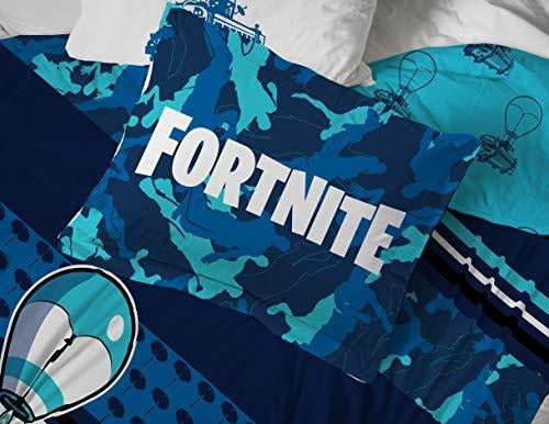 Jay Franco Fortnite Battle Bus Juego De Cama Tamaño Queen De 2