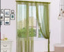 Set of 2 Fringed Curtain Panels Glass Thread Room Divider Decorations 2x2m 7