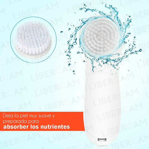 Libercam Facial Cleansing Exfoliating Massage Brush 4