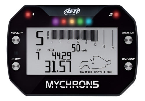 Mychron Aim 5 Karting Gps Incorporado 0