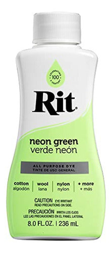 Rit All-Purpose Liquid Dye 236ml Neon Green 0