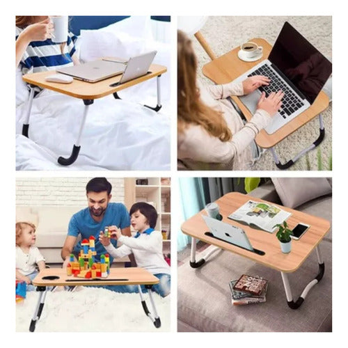 FR Portable Folding Breakfast Tray for Bed and Laptop Use 4