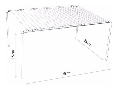 Industria MAT Set of 4 Premium Reinforced Shelf Organizers 7