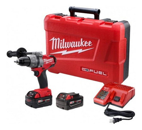 Milwaukee 18V Fuel Hammer Drill with 2 Batteries 4 Amp PH VENTAS 0