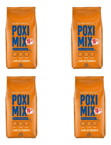 Poximix Exterior Crack Repair 3 Kg Pack of 4 Units - Deacero 0