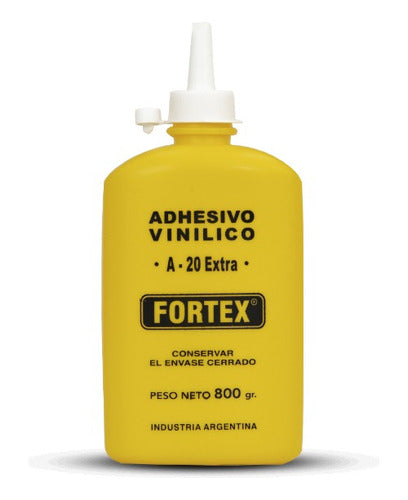 Fortex Cola De Carpintero A-20 Adhesivo Vinilico C/pico 800g 0