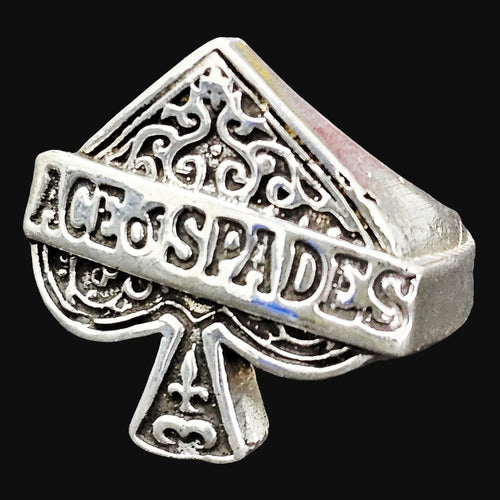 Ring Ace of Spades Poker Age Of Spades 2 cm 14 gr Art 1660 3