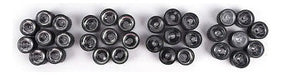 10 X 10 Led De Grado Angular W / 20mm Negro Soporte Plana Le 3