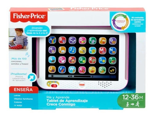 Fisher-Price Tablet De Aprendizaje - Rie Y Aprende Español - Rosa 1